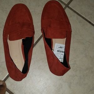 Size 7 New Redish orange flats